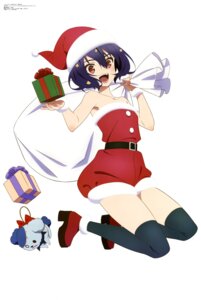 christmas heels mizuno_ai no_bra thighhighs yamaguchi_nishichi zombieland_saga