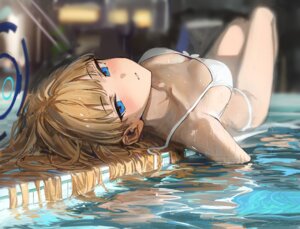 Rating: Questionable Score: 23 Tags: asuma_toki bikini blue_archive halo hidulume swimsuits wet User: VigorousMMM