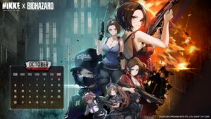 ada_wong calendar claire_redfield crossover d_(nikke) garter goddess_of_victory:_nikke gun jill_valentine miranda_(nikke) quiry resident_evil sweater tagme uniform wallpaper weapon