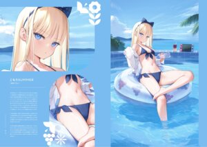 Rating: Questionable Score: 30 Tags: bikini dress_shirt komori_(mignon) mignon open_shirt swimsuits wet User: himeno_nanako