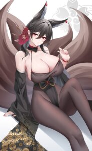 Rating: Questionable Score: 6 Tags: animal_ears azur_lane japanese_clothes kafeifeifeifeifeifei_jiemo_jun kitsune no_bra oumi_(azur_lane) pantyhose tail User: SenjounoValkyria