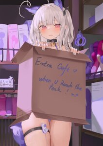 animal_ears dildo garter loran masturbation niliu_chahui tail tokisaki_mio vibrator