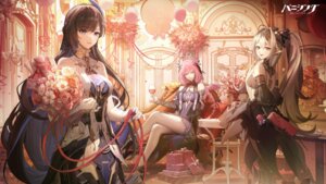 Rating: Safe Score: 8 Tags: bandages dress ishmael jetavie pointy_ears punishing:_gray_raven selena_(punishing:_gray_raven) tagme valentine wallpaper User: moonian