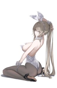 animal_ears bunny_ears bunny_girl garter heels laneigu no_bra pantyhose