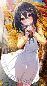 dress kuro_namako nopan see_through