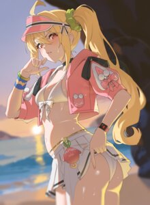 Rating: Questionable Score: 26 Tags: ass bikini luciana_de_montefio nvl open_shirt skirt_lift swimsuits thong wet zenless_zone_zero User: VigorousMMM