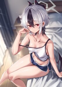 Rating: Questionable Score: 37 Tags: blue_archive devil erect_nipples halo horns ks no_bra onikata_kayoko see_through wings User: Arsy