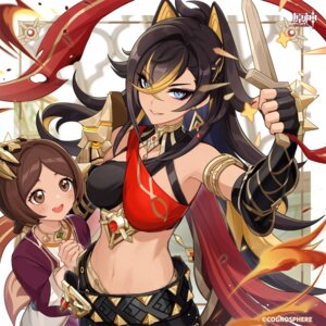 Rating: Safe Score: 10 Tags: armor dehya genshin_impact tagme weapon User: moonian