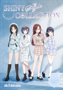 Rating: Safe Score: 13 Tags: fukumaru_koito heels megane mitsumine_yuika morino_rinze oosaki_amana tagme the_idolm@ster the_idolm@ster_shiny_colors thighhighs uniform User: moonian