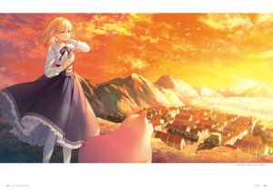 Rating: Safe Score: 10 Tags: buta_(buta_no_liver_wa_kanetsu_shiro) buta_no_liver_wa_kanetsu_shiro dress jess_(buta_no_liver_wa_kanetsu_shiro) landscape skirt_lift toosaka_asagi User: Anonymous