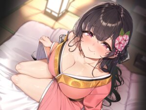 Rating: Questionable Score: 28 Tags: kimono no_bra open_shirt seventh_sugune skirt_lift wet User: Arsy