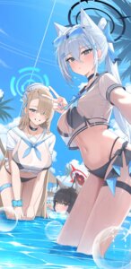 Rating: Questionable Score: 32 Tags: animal_ears bikini blue_archive garter halo ichinose_asuna kitsune kosaka_wakamo megane nekomimi pang-yo see_through seifuku selfie sunaookami_shiroko sunaookami_shiroko_terror swimsuits wet User: VigorousMMM