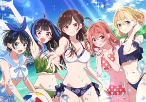 Rating: Safe Score: 10 Tags: bikini cleavage ichinose_chizuru kanojo_okarishimasu nanami_mami sakurasawa_sumi sarashina_ruka swimsuits tagme yaemori_mini User: hkr008