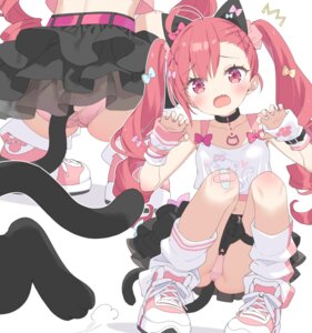 Rating: Questionable Score: 15 Tags: animal_ears bandaid cameltoe hazuki_watora kani_biimu loli neko nekomimi pantsu panty_pull see_through skirt_lift tail User: himeno_nanako