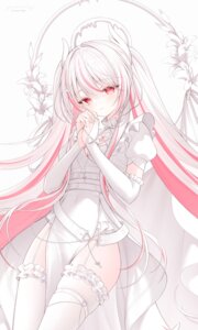 Rating: Questionable Score: 37 Tags: dress garter halo snow_is stockings tattoo thighhighs User: Arsy