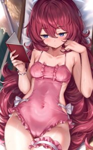 Rating: Questionable Score: 40 Tags: blue_archive cameltoe garter halo ks loli natsume_iroha swimsuits wet User: Arsy