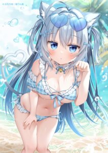 Rating: Questionable Score: 42 Tags: animal_ears bikini cameltoe megane nekomimi shiromochi_sakura swimsuits tail wet User: MinatoYukino