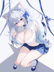 angel animal_ears indie_virtual_youtuber namedango_(uouodango) nekomimi nekone_uyu tail wings