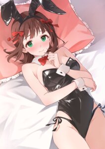 Rating: Questionable Score: 31 Tags: amami_haruka animal_ears b1ack bunny_ears bunny_girl no_bra pantsu string_panties the_idolm@ster User: BattlequeenYume