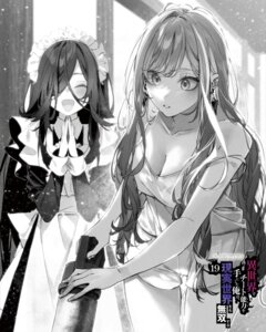 isekai_de_cheat_skill_wo_te_ni_shita_ore_wa_genjitsu_sekai_wo_mo_musou_suru kuwashima_rein maid meiko_(iseleve) monochrome sala_(iseleve)