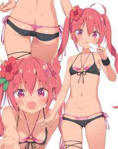 Rating: Questionable Score: 26 Tags: artist_revision ass bikini cameltoe garter hazuki_watora kani_biimu loli swimsuits thong User: himeno_nanako