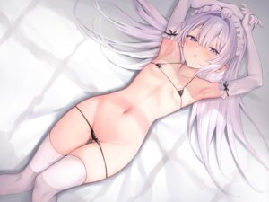 Rating: Questionable Score: 96 Tags: areola bikini erect_nipples haishiki loli maid panty_pull studio_refrevo swimsuits thighhighs wet User: Arsy