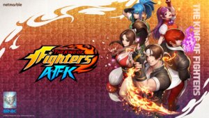 Rating: Questionable Score: 3 Tags: asamiya_athena japanese_clothes king_of_fighters kusanagi_kyou leona_heidern netmarble_games no_bra shiranui_mai tagme User: blooregardo