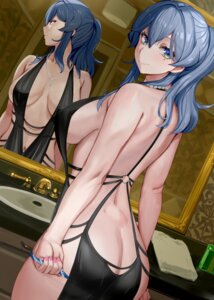 ass dress gotland_(kancolle) kantai_collection kusaka_souji no_bra pantsu panty_pull undressing