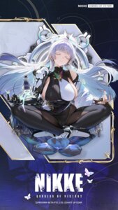 bandages goddess_of_victory:_nikke japanese_clothes mecha_musume nayuta_(nikke) no_bra skirt_lift tagme