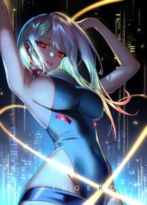 Rating: Questionable Score: 10 Tags: cyberpunk:_edgerunners cyberpunk_2077 leotard lucy_(cyberpunk) mecha_musume no_bra ringeko-chan wuthering_waves User: VigorousMMM