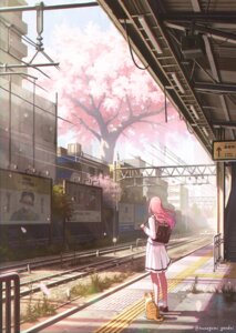 hanagamigendai landscape neko seifuku