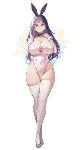 Rating: Questionable Score: 53 Tags: animal_ears bunny_ears bunny_girl coon fern heels no_bra sousou_no_frieren thighhighs User: VigorousMMM