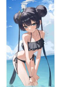 bikini blue_archive halo liago loli ryuuge_kisaki swimsuits wet