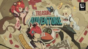 alice_thymefield animal_ears bunny_ears heterochromia pantyhose seifuku skirt_lift sweater sword tagme ukinami_yuzuha wallpaper zenless_zone_zero