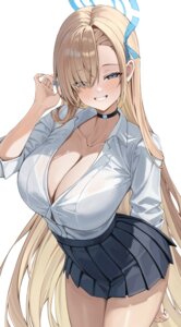 Rating: Questionable Score: 28 Tags: akamin435 blue_archive halo ichinose_asuna open_shirt see_through seifuku User: KenB