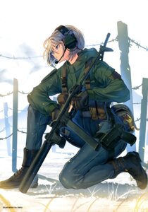 Rating: Safe Score: 8 Tags: daito garter gun headphones smoking User: drop