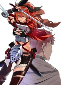 Rating: Questionable Score: 10 Tags: armor beryl_gardenant hazama_sasami katainaka_no_ossan_kensei_ni_naru surena_lysandra sword thighhighs User: VigorousMMM