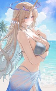 Rating: Questionable Score: 65 Tags: bikini breast_hold fleurdelys horns pointy_ears ruzhai see_through swimsuits tattoo wet wuthering_waves User: lacepanties