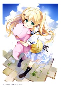Rating: Safe Score: 19 Tags: key nagayama_yuunon seifuku skirt_lift summer_pockets sweater tsumugi_wenders User: drop