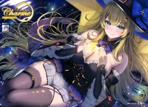 garter no_bra thighhighs tomoo wet witch