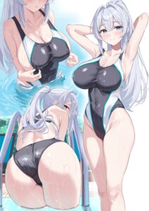 Rating: Questionable Score: 44 Tags: ass sg_(satoumogumogu) sion_alfine swimsuits wet User: whitespace1