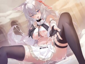 Rating: Explicit Score: 42 Tags: animal_ears areola bandaid chu-2 cum garter nekomimi no_bra pasties skirt_lift tail thighhighs whisp User: kiyoe