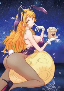 animal_ears ass bunny_ears bunny_girl gore_(kizetsu_yuusha) heels kizetsu_yuusha_to_ansatsu_hime no_bra pantyhose setsuda_yukiji tail