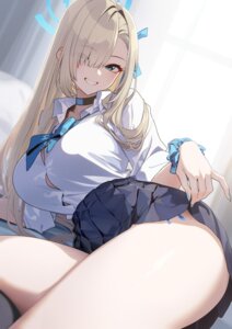 Rating: Questionable Score: 45 Tags: baffu blue_archive halo ichinose_asuna pantsu seifuku skirt_lift string_panties User: VigorousMMM