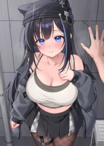 animal_ears fishnets garter pantyhose takanashi_(takanashi_tkns)