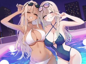 Rating: Questionable Score: 29 Tags: bikini harenchitomeko megane swimsuits wet User: Seulbae