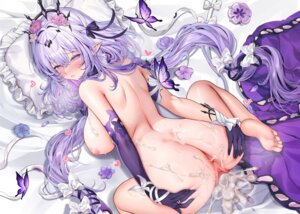 anus ass castorice cum honkai:_star_rail machi_(7769) naked nipples pointy_ears pussy pussy_juice uncensored wet