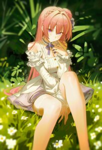 95--- dorothy_(nikke) dress garter goddess_of_victory:_nikke skirt_lift