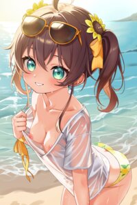 Rating: Questionable Score: 57 Tags: 4kimizuki bikini breasts hololive loli megane natsuiro_matsuri nipple_slip nipples no_bra see_through swimsuits wet wet_clothes User: KenB