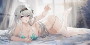Rating: Questionable Score: 43 Tags: bikini firefly honkai:_star_rail swimsuits swkl:d thighhighs User: Hieudeptrai3006